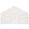 vidaXL Cenador con techo polietileno blanco 8,92x5,88x3,75 m