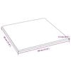 vidaXL Paneles de pared 12 uds terciopelo crema 30x30 cm 1,08 m²