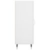 vidaXL Aparador madera de ingenier&iacute;a blanco 34,5x34x90 cm