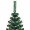 vidaXL &Aacute;rbol de Navidad Artificial Preiluminado Verde 210 cm