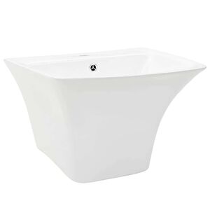 vidaXL Lavabo 53 x 44 x 37 cm Cer&aacute;mica Glaseada