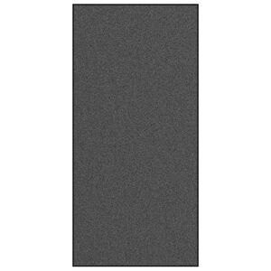 vidaXL Felpudo Otro Antracita y Negro 120 x 250 cm Poliamida y PVC