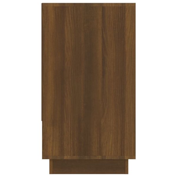 vidaXL Aparador de madera contrachapada marr&oacute;n roble 70x41x75 cm