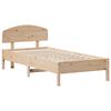 vidaXL Estructura de cama sin colch&oacute;n madera maciza de pino 100x200 cm