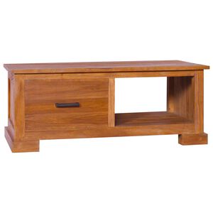 vidaXL Mueble para TV de madera maciza de teca 90x50x37 cm