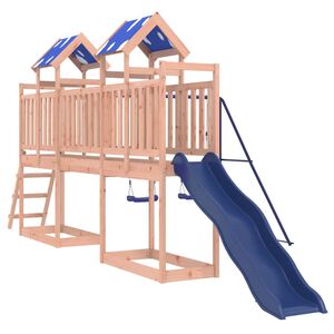 vidaXL Parque infantil de exterior madera maciza de abeto Douglas