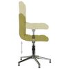 vidaXL Sillas de comedor giratorias 2 unidades tela verde