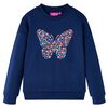 vidaXL Sudadera infantil azul marino 92