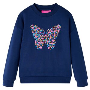 vidaXL Sudadera infantil azul marino 92