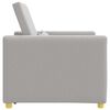 vidaXL Cama Sof&aacute; Desplegable Individual Gris nube 90 x 165 x 87 cm
