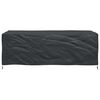 vidaXL Funda para muebles Liso Negro 229 x 113 x 73 cm 210D