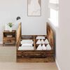 vidaXL Cama con almacenamiento Madera Vieja 70 x 190 cm