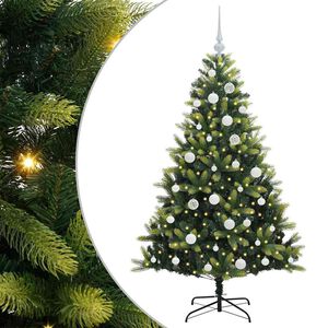 vidaXL &Aacute;rbol de Navidad Artificial Articulado 150 LEDs Verde 150 cm