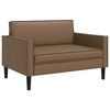 vidaXL Sill&oacute;n XXL Capuchino Cuero sint&eacute;tico