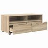vidaXL Gabinete de TV con caj&oacute;n Roble Sonoma 100 x 48 x 43 cm