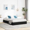 vidaXL Cama con almacenamiento Negro 135 x 190 cm Terciopelo