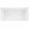 vidaXL Bolsas de papel con asas 50 uds blanca 21x11x31 cm