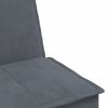 vidaXL Sof&aacute; cama en forma de L terciopelo gris oscuro 255x140x70 cm