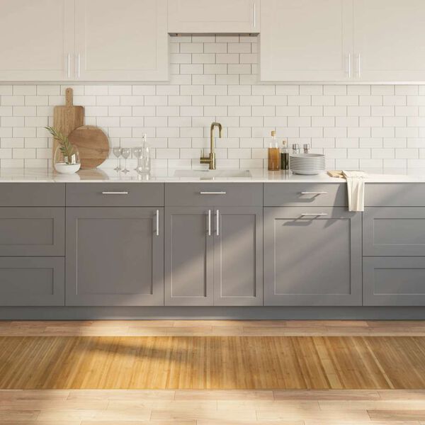 vidaXL Alfombra rectangular bamb&uacute; color natural 70x500 cm