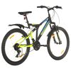 vidaXL Bicicleta monta&ntilde;a 21 velocidades 26 pulgadas rueda 49 cm negro