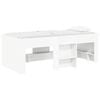 vidaXL Marco de Cama Alta para Ni&ntilde;os 2 pcs Blanco 193 x 96,1 x 68,5 cm