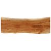 vidaXL Tablero rectangular madera de acacia borde vivo 120x40x3,8 cm