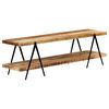 vidaXL Mueble para TV de madera maciza de mango 160x40x50 cm