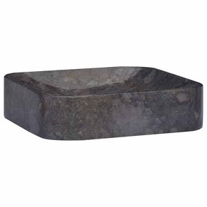 vidaXL Lavabo m&aacute;rmol negro 40x40x10 cm