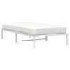 vidaXL Estructura de cama sin colchón metal blanco 100x200 cm