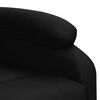 vidaXL Sill&oacute;n de masaje elevable cuero sint&eacute;tico negro