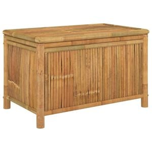 vidaXL Caja de almacenaje de jard&iacute;n bamb&uacute; 90x52x55 cm