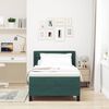 vidaXL Cama tipo Box Spring Verde oscuro 200 x 100 cm Terciopelo