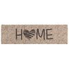 vidaXL Alfombra de cocina Hogar beige 180 x 60 cm 100% Poliamida