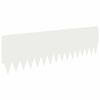 vidaXL Borde de C&eacute;sped 20 uds. 103 x 30 cm Acero Blanco