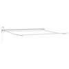 vidaXL Armaz&oacute;n de toldo el&eacute;ctrico con LED y sensor 4,5 x 3,5 m Blanco