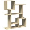 vidaXL Librer&iacute;a divisor madera ingenier&iacute;a roble Sonoma 92x29x112 cm