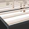 vidaXL Estructura de cama madera de ingenier&iacute;a y metal negro 180x200cm
