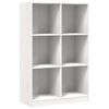 vidaXL Estanter&iacute;a de madera maciza de pino blanco 70x33x110 cm