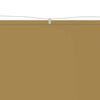 vidaXL Toldo vertical beige 100x1000 cm tela oxford