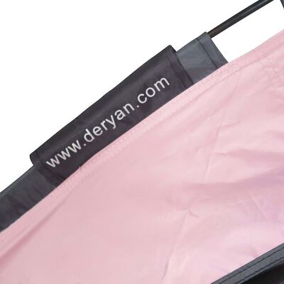 DERYAN Tienda mosquitera para cama rosa 200x90x110 cm