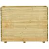 vidaXL Arriate con fondo madera de pino impregnada 100x50x75 cm