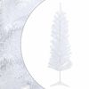 vidaXL &Aacute;rbol Navide&ntilde;o Artificial Delgado 150 cm PVC y Acero Blanco