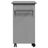 vidaXL Carrito de cocina BODO gris 72x45x80 cm
