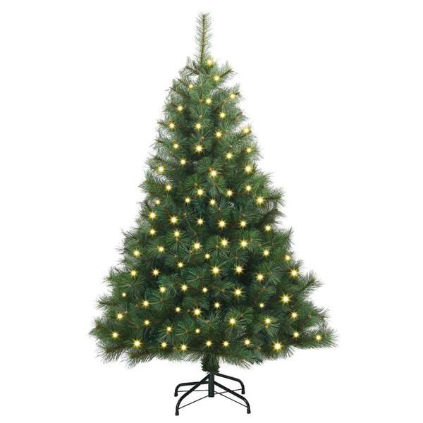 vidaXL &Aacute;rbol de Navidad artificial con 150 LED Verde 150 cm PE y PVC
