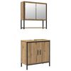 vidaXL Juego de muebles de ba&ntilde;o 2 uds. Marr&oacute;n 60 x 30 x 60 cm