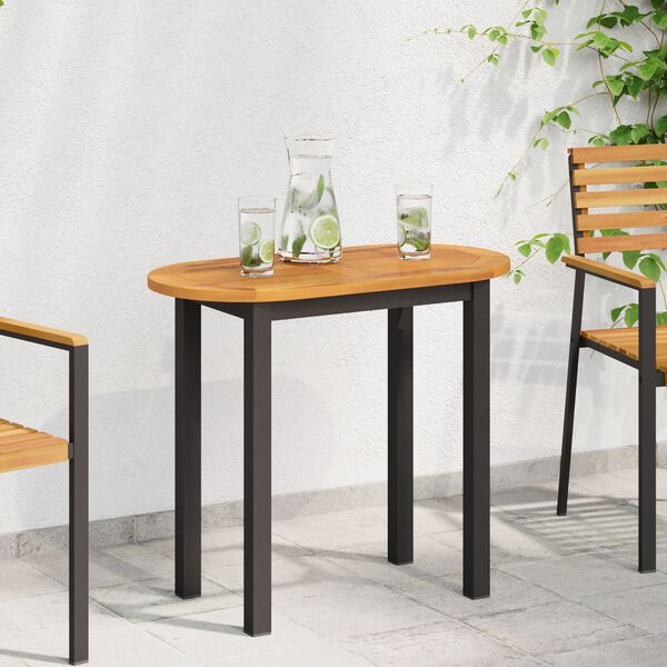 vidaXL Encimera Marrón 80 x 40 x 2 cm madera maciza de acacia