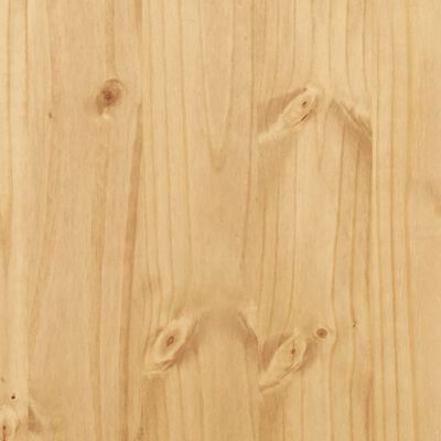 vidaXL Tocador Corona madera maciza de pino 104x47x75 cm