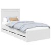 vidaXL Estructura de cama con caj&oacute;n 100 x 200 cm Madera Ingenieril