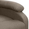 vidaXL Sill&oacute;n elevable tela gris taupe