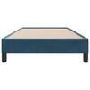 vidaXL Cama box spring sin colch&oacute;n terciopelo azul oscuro 100x210 cm